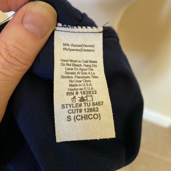 West Kei Navy Tank Top - Picture 5 of 5